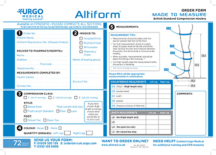 A thumbnail of the AltiMed AltiForm Lower Limb order form