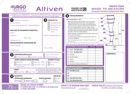 A thumbnail of the AltiMed Altiven Lower Limb order form